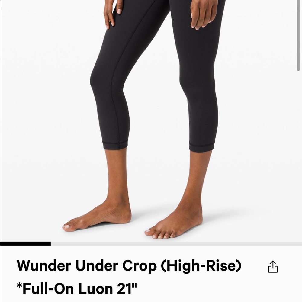 Wunder Under Crop- Full on Luon